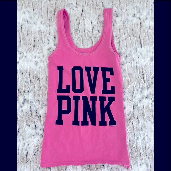 Victorias Secret Pink Stretchy Tank - Picture 2 of 5